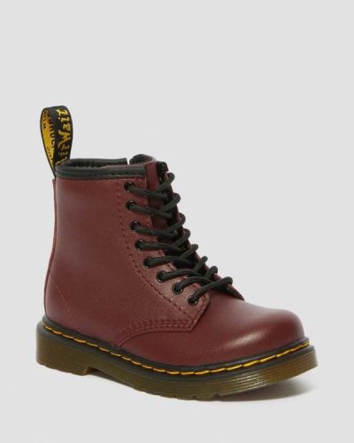 Botas Con Cordones Dr Martens Toddler 1460 Softy T Cuero Para Niños DR1866S